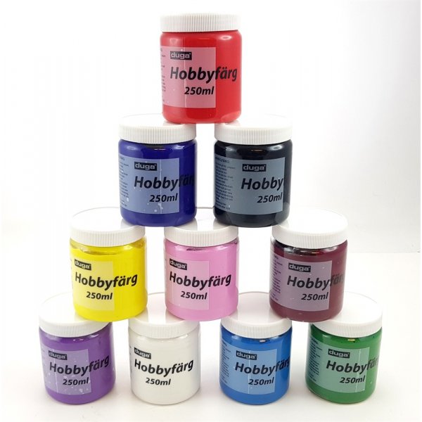 F�rg Hobby akryl 250ml -Vit