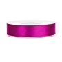 Satinband - Fuchsia - (Bredd: 12 mm) - 25 meter