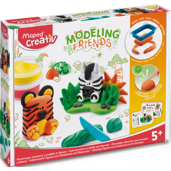 Lerset - Maped - Modellering vilda vänner (5+ år) Lerset - Maped - Modellering vilda vänner (5+ år)