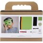 DIY-sæt Masker Halloween farver 3 masker - Håndværkssæt DIY-sæt Masker Halloween farver 3 masker - Håndværkssæt