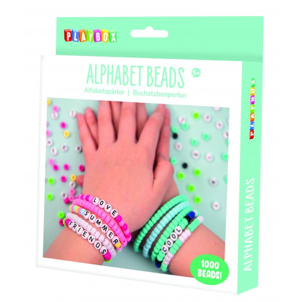 Pysselset Alphabet Beads