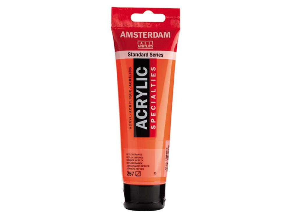 Amsterdam Akrylmaling 120 ml - Refleks Orange - Akrylfarver, Kunstnerfarver
