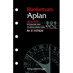 Systemkalender - Mini Blankettsats - Almanacksfrlaget