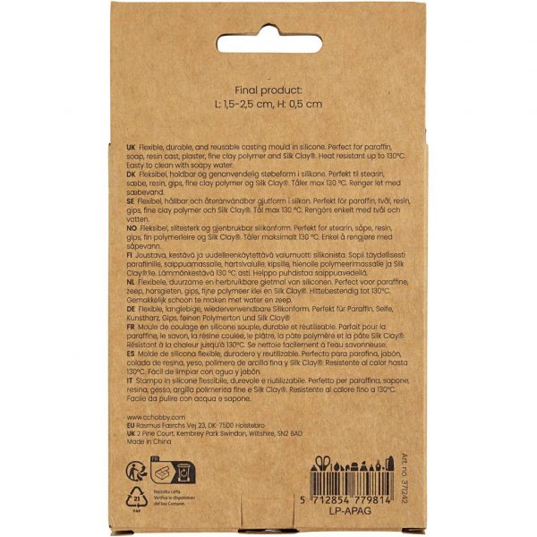 Silikonform Sm� blomster