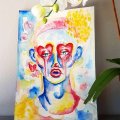 Kundebilde Akrylmalingssett Sennelier Abstract - Metallics sett 5 x 120 ml