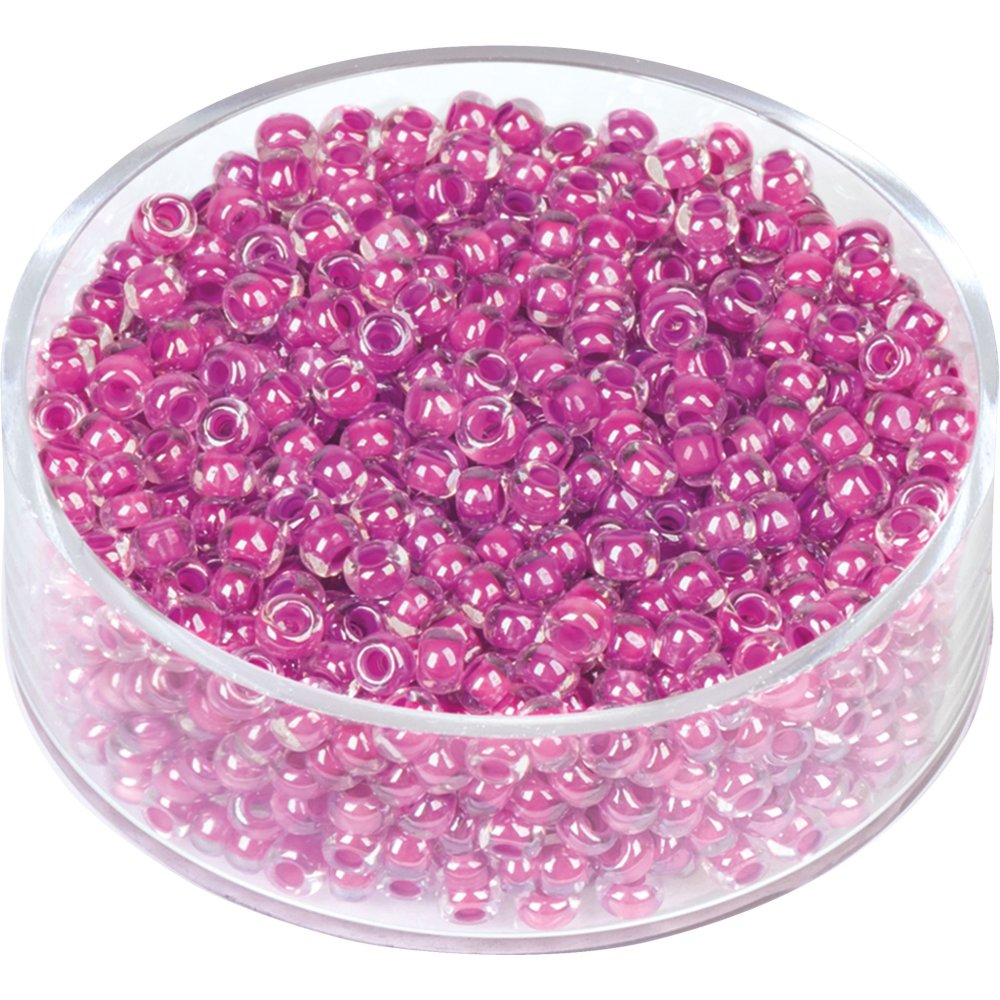 Boheme rocailleperler 2,5 mm 17 g - Orkidé - Blandinger af rocaillesperler, Rocaillesperler, Håndværk