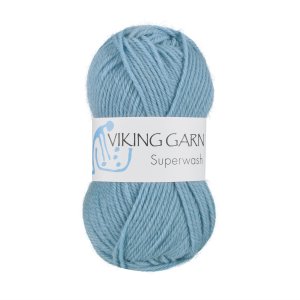 Vikinggarn Superwash 50g - Lysebl (120)