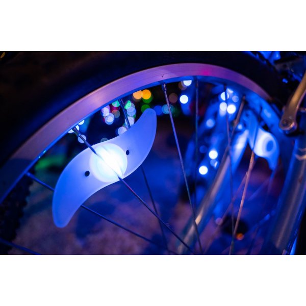 LED ekersbelysning cykel RGB 1 st - batteridriven LED ekersbelysning cykel RGB 1 st - batteridriven