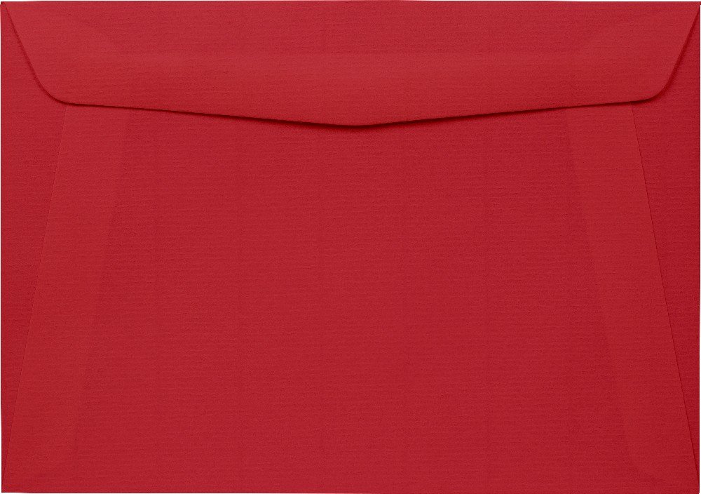 Papperix C5 Kuvert - 5-pak - Rød - Kuvert 162x229 mm, Kuvert, Kort & kuvert, Scrapbooking, Håndværk