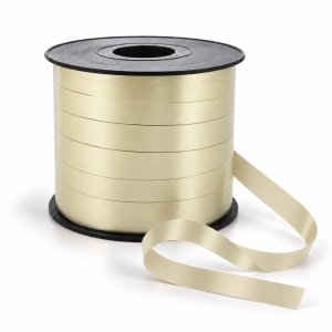 Presentsnöre - Guld metallic - Matt - 10 mm x 50 m Presentsnöre - Guld metallic - Matt - 10 mm x 50 m