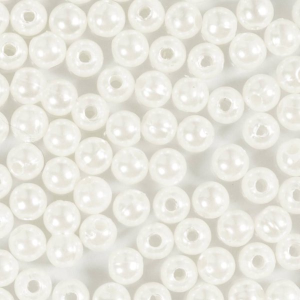 Vaxpärlor pärlemor 5 mm 110 st Vaxpärlor pärlemor 5 mm 110 st