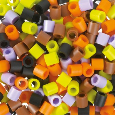 Nabbi Melt Beads Jumbo 10x10mm - 600 stk i blandede hstfarger