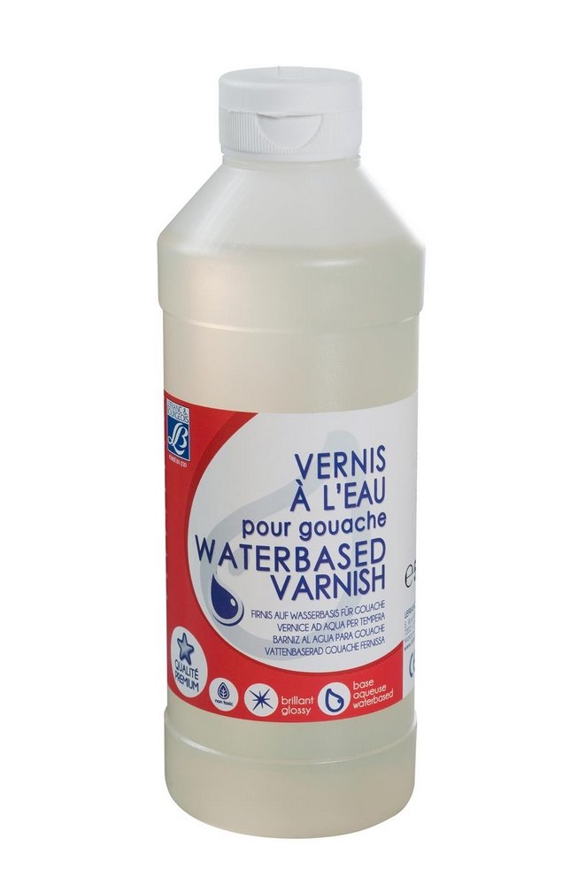 Gouache Fernis L&B - 500 ml - Gouache, Kunstnerfarver