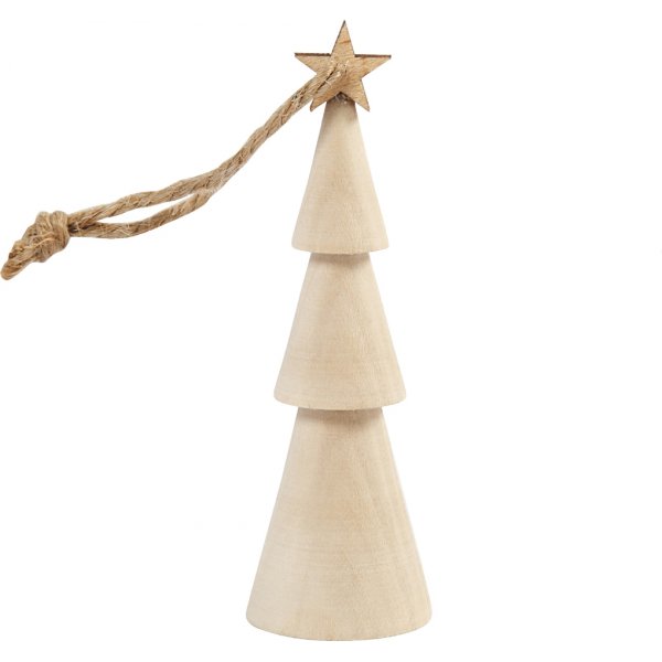 Julgran med stjärna och upphängning Julgran med stjärna och upphängning