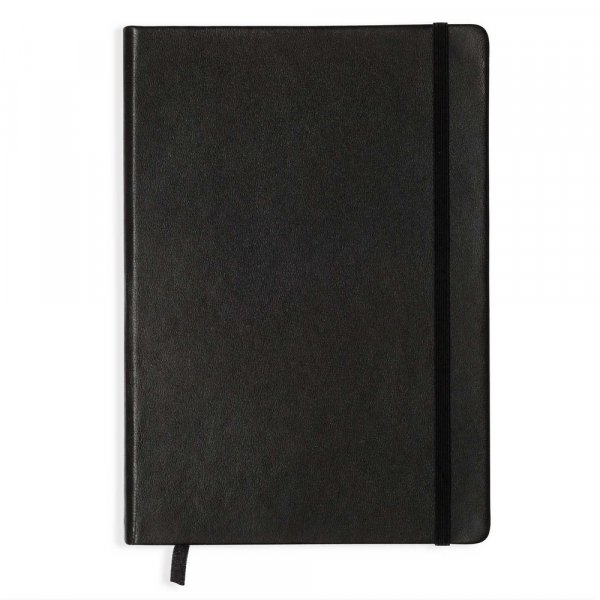 Notatbok A5 Hard Leather - Linjert