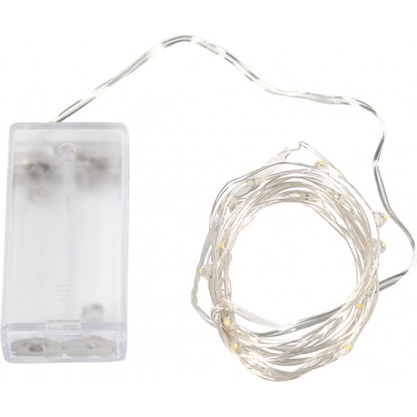 LED ljusslinga - silver - 3,15 m LED ljusslinga - silver - 3,15 m