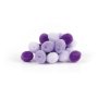 Pomponer 15 mm i violett, 45-pack Pomponer 15 mm i violett, 45-pack