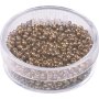 Bohemrocaille p�rlor 2,5 mm, 13 g, ljusbrun