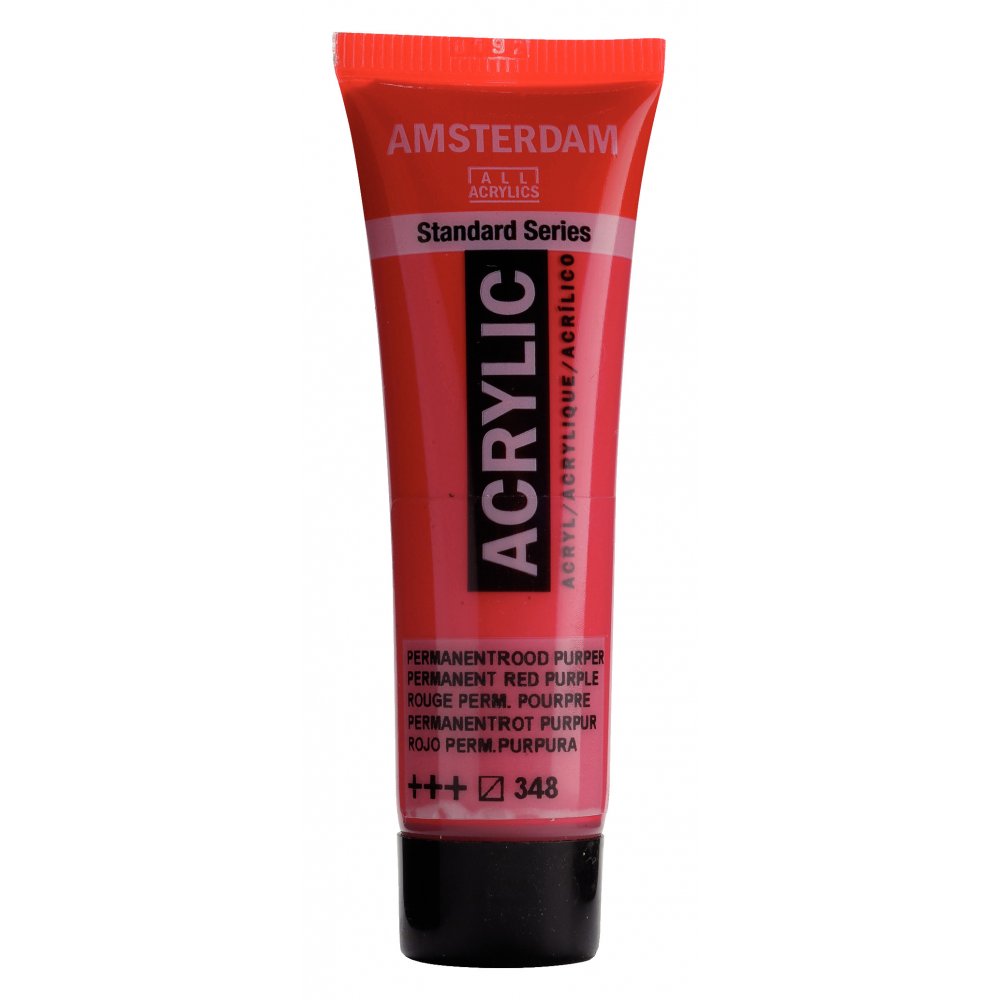 Akrylmaling Amsterdam 20 ml - Perm.Red Purple - Akrylfarver, Kunstnerfarver