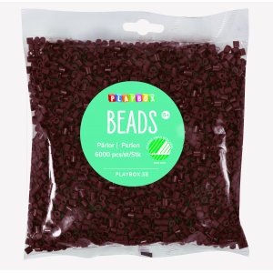 Pärlor 6000 st brun Pärlor 6000 st brun
