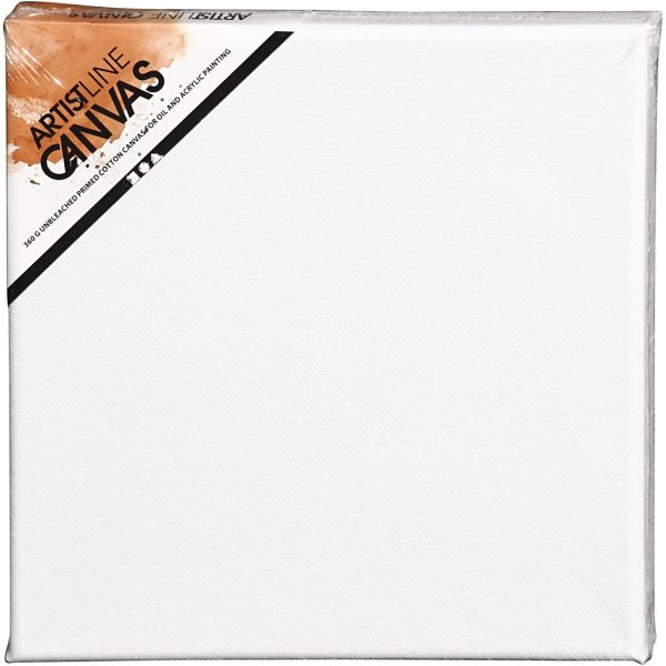 ArtistLine Canvas - vit - 20x20 cm - 10 st ArtistLine Canvas - vit - 20x20 cm - 10 st