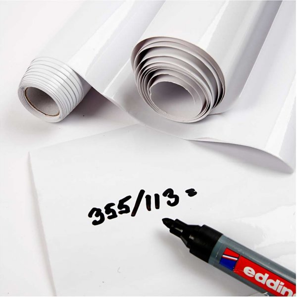 Whiteboardfolie - Vit - 2 m Whiteboardfolie - Vit - 2 m
