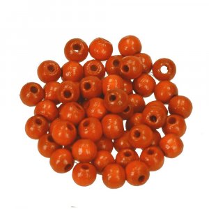 Tr�p�rlor 6 mm - orange 110-pack h�ldiameter 2,0 mm