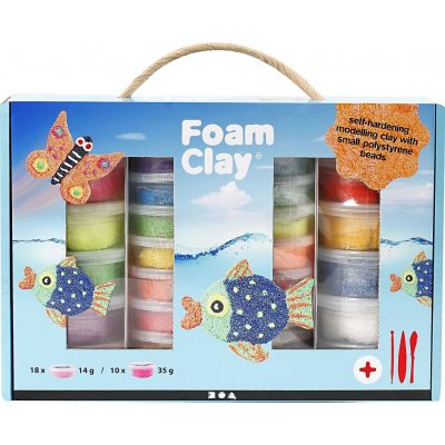 Foam Clay Gaveske - blandede farver