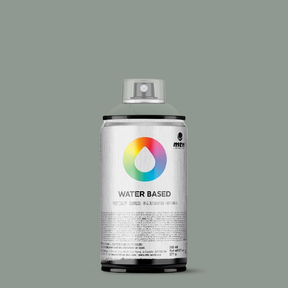 MTN Waterbased 300 ml - Neutral Grey - Spraydåser, Spraymaling, Hobbyfarve
