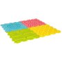Sensorisk matta Montessori fotmassage 8 delar Pastell - Pusselmatta