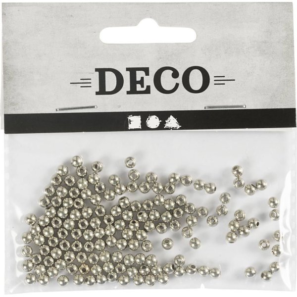 Vaxpärlor 4 mm Silver 150 st Vaxpärlor 4 mm Silver 150 st