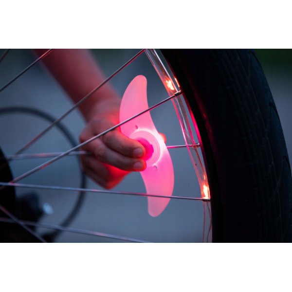 LED ekersbelysning cykel RGB 1 st - batteridriven LED ekersbelysning cykel RGB 1 st - batteridriven