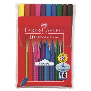 Fiberfarvepenne St Faber-Castell Redline - 10-pak