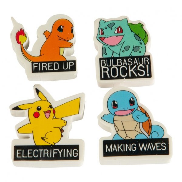 Pokemon - Suddgummi 4-pack Pokemon - Suddgummi 4-pack