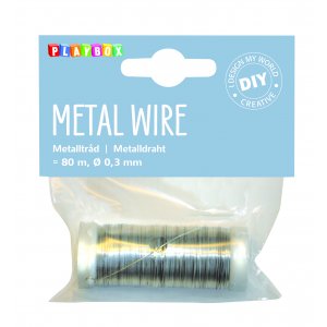 Metaltr�d 80 m - Guld & S�lv