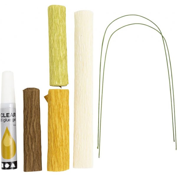 Mini DIY Kit Kräppapper - Magnoliakvist Mini DIY Kit Kräppapper - Magnoliakvist