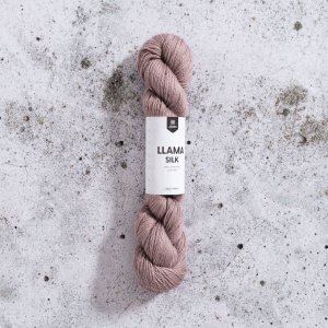 Järbo Llama Silke 50g Grårosa Järbo Llama Silke 50g Grårosa