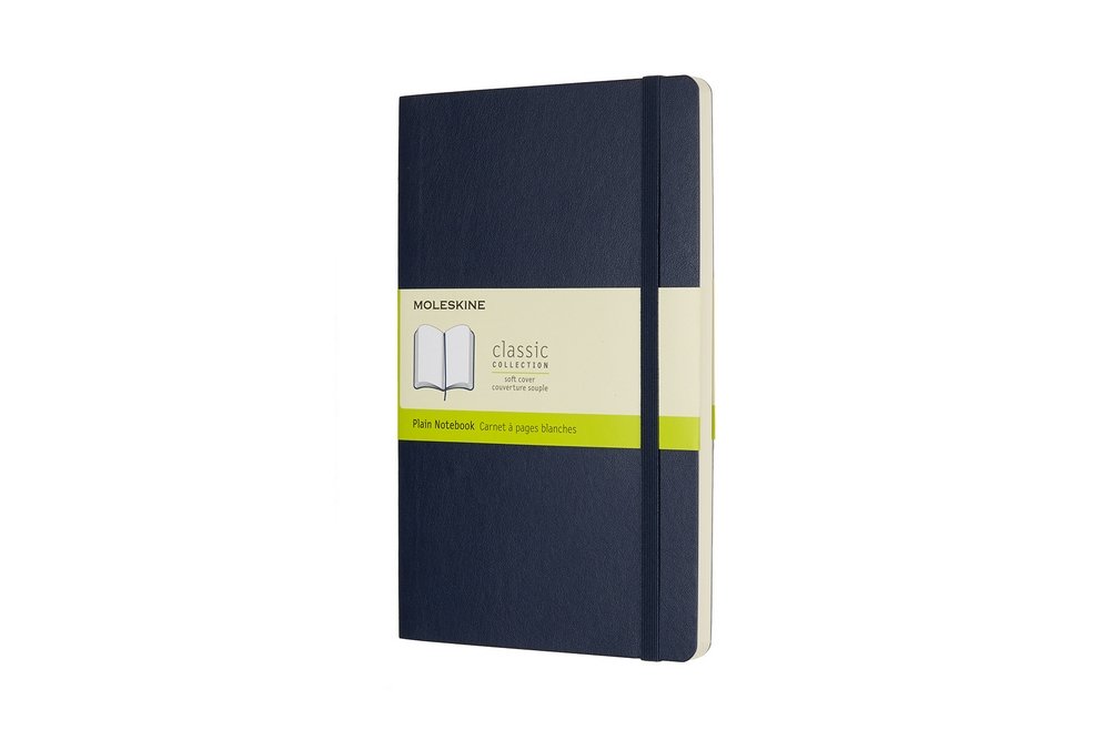 Anteckningsbok Classic Large Blank Soft cover - Safirblå - Anteckningsböcker, Kontorsmaterial