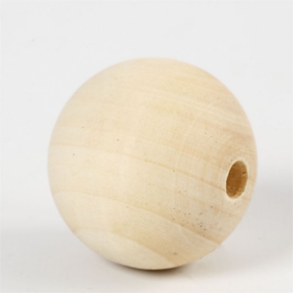 Träpärlor - Ø40 mm - 30 st Träpärlor - Ø40 mm - 30 st