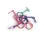 Färgglada metallnyckelringar med krok, 10-pack Färgglada metallnyckelringar med krok, 10-pack