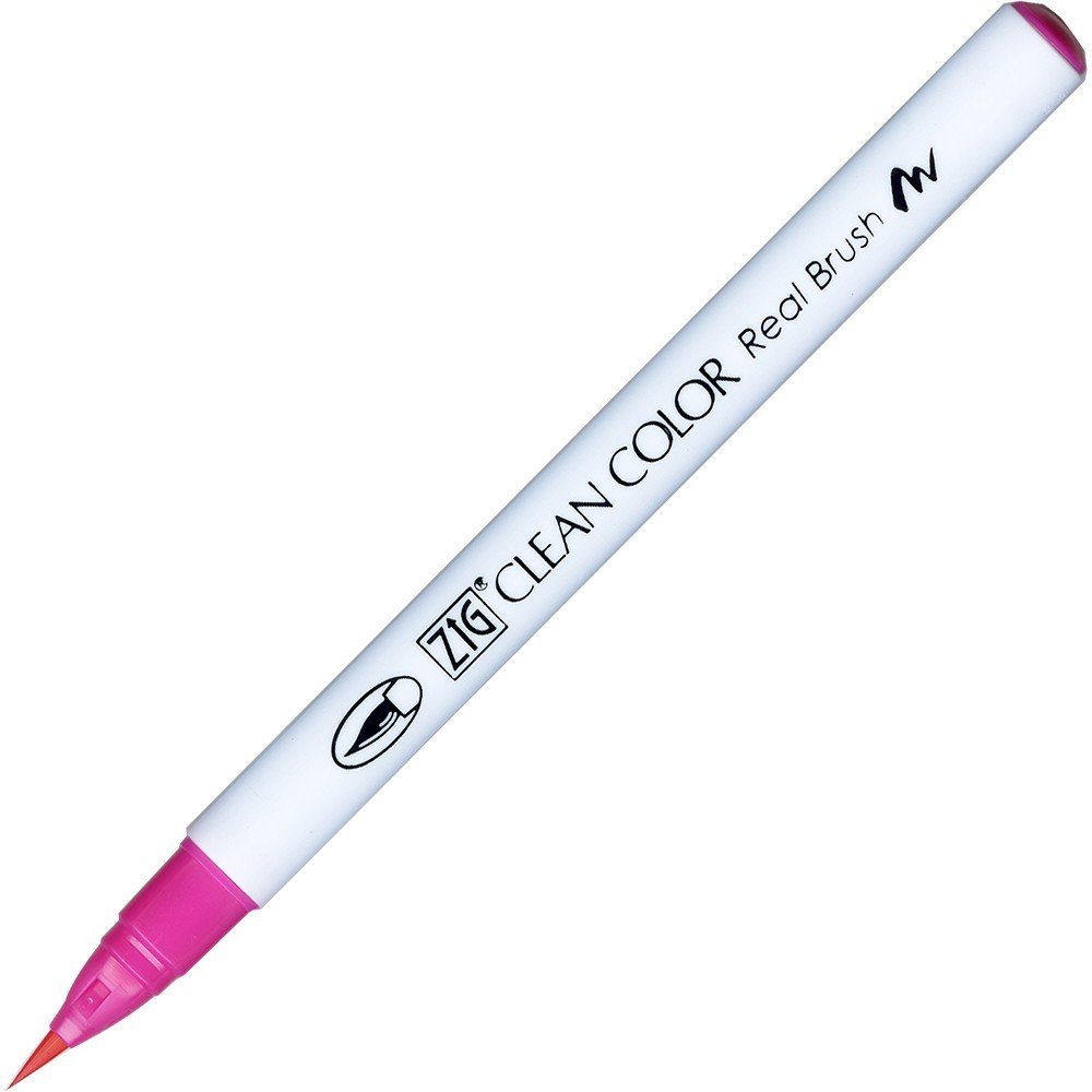 Penselpen ZIG Clean Color Real Brush - Pink (025) - Penselpenne, Penne, Penne, kridt & tusch