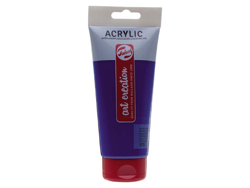 Akrylmaling Art Creation 200 ml - Phthalo Blue - Akrylfarver, Kunstnerfarver