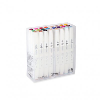 Touch Twin Brush Marker - 24 Pennor