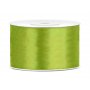 Satinband - �ppelgr�nt - (Bredd: 38 mm) - 25 meter