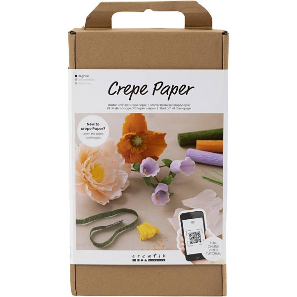 Start DIY Kit Kräppapper - mixade färger Start DIY Kit Kräppapper - mixade färger