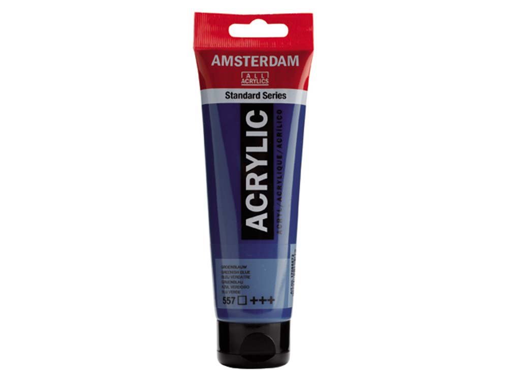 Amsterdam akrylmaling 120 ml - Grønlig blå - Akrylfarver, Kunstnerfarver