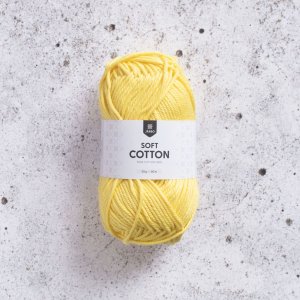 Soft Cotton garn 50 g Gul