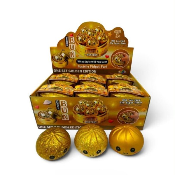 Mystery Squishy Dumpling - Guld