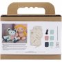 DIY kit amigurumi mus mynte - 1 pakke.