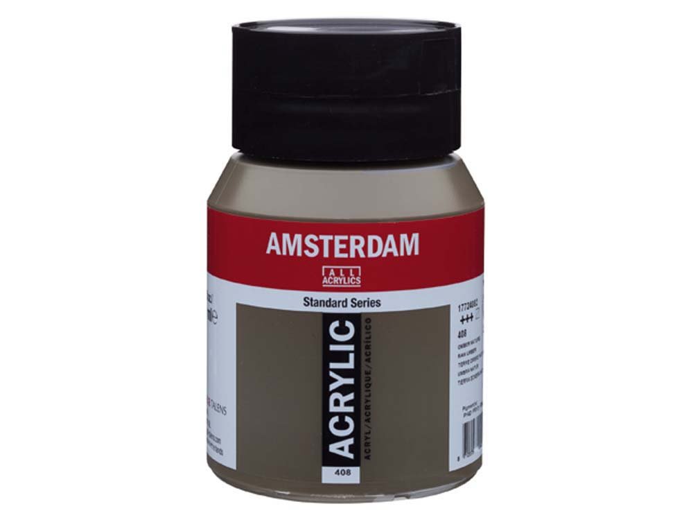 Amsterdam Akryl 500 ml - Raw Umber - Akrylfarver, Kunstnerfarver